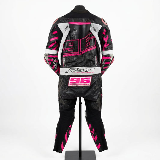 RST Leather Suit Bundle | Black/Pink